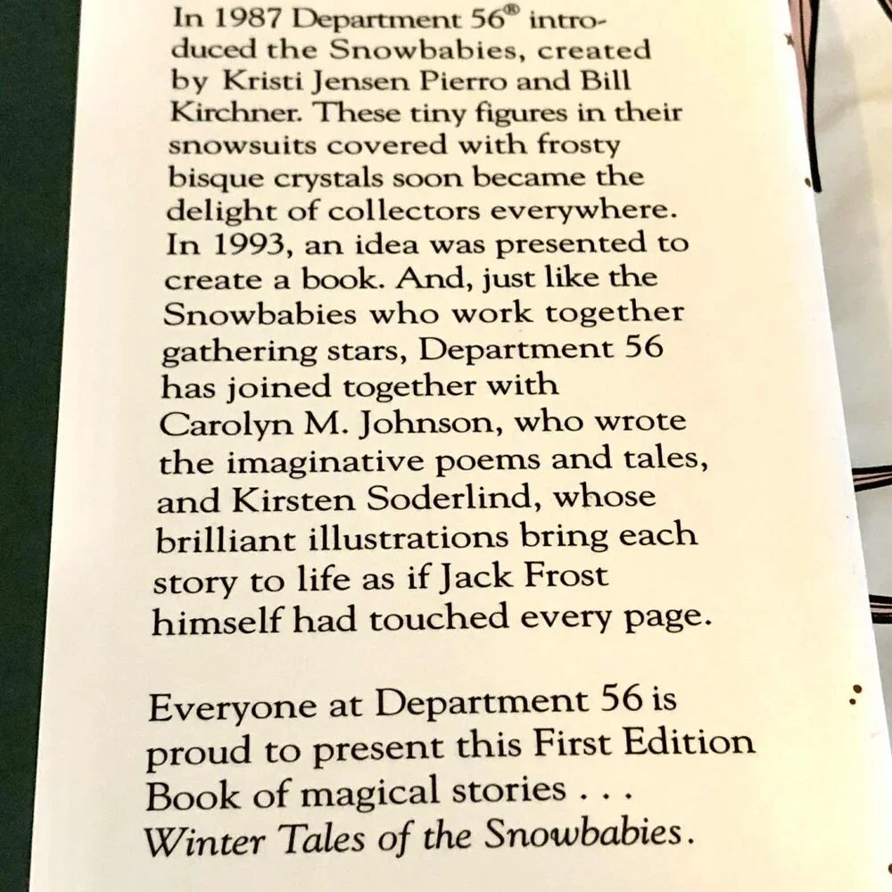 NWT DEPT 56 1st Edition Book 
